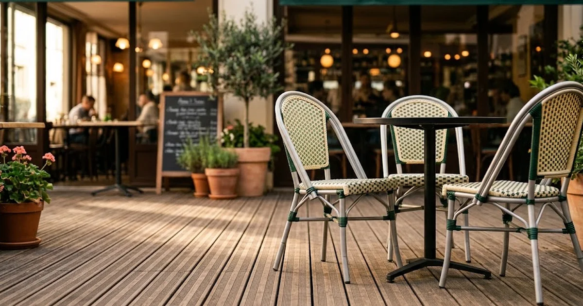 Chaise bistrot terrasse restaurant : critères pour pro CHR