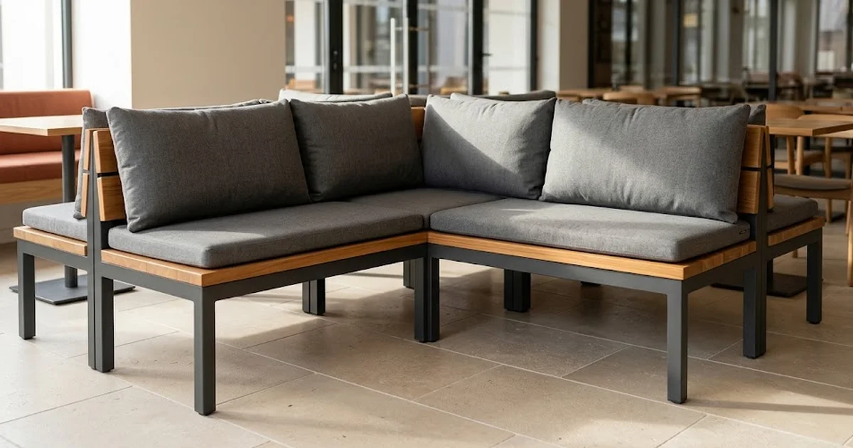 Banquette de restaurant : guide d'achat salle et terrasse