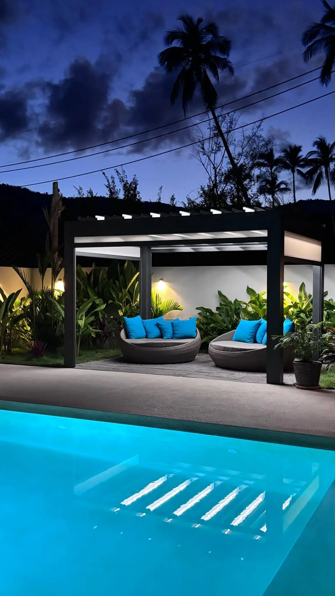 Terrasses couvertes jour & nuit